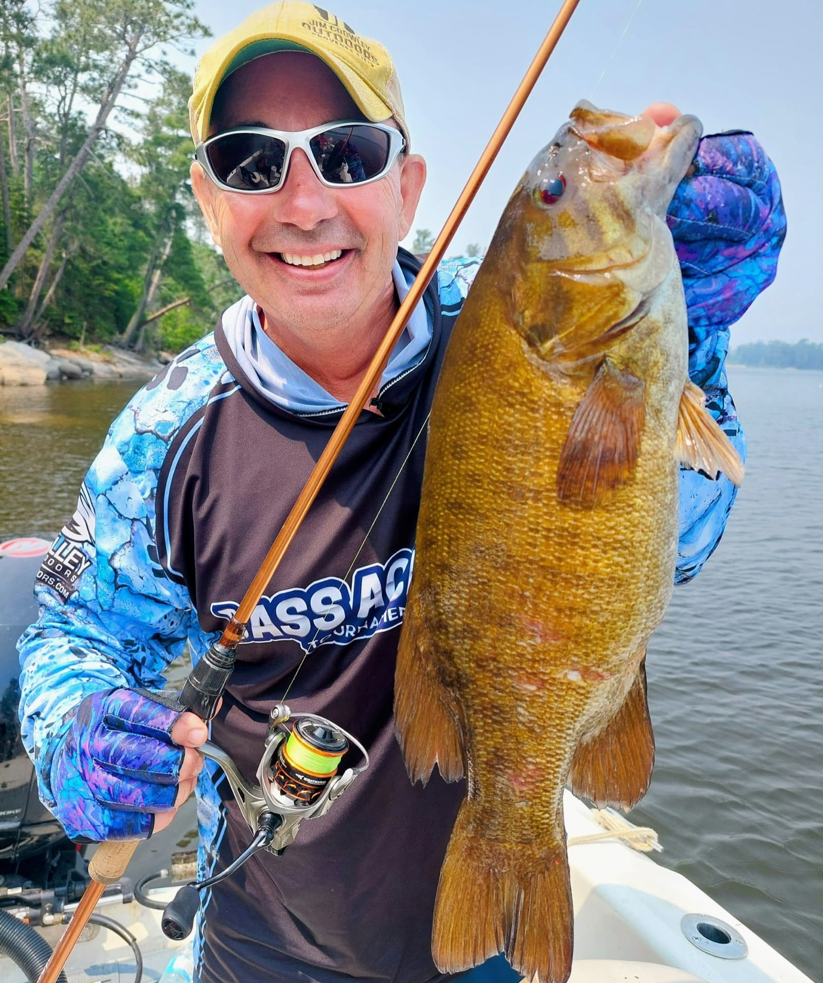 Smallmouth Bass caught on Georgian Bay near Honey Harbour, Ontario